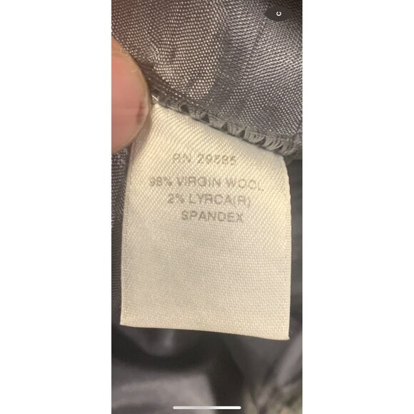 Pendleton Plaid Virgin Wool Chino Pants Size 12 Gray - Picture 9 of 9